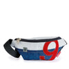 white-blue, number red