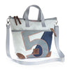 white-blue, number grey