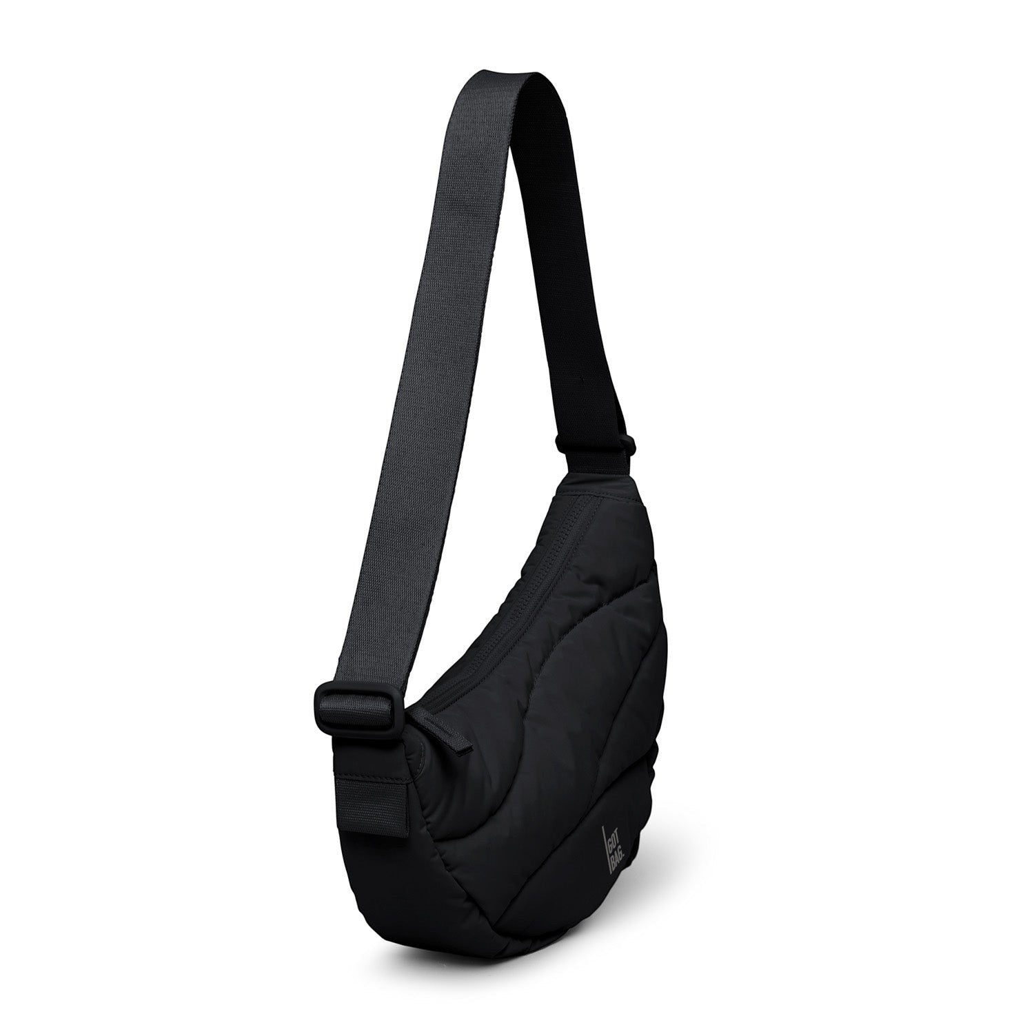 Wavy Puffer Moon Bag