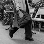 Wavy Puffer Shoulder Bag