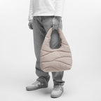 Wavy Puffer Shoulder Bag