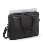 Tumi Harrison Leather Sycamore Slim Brief