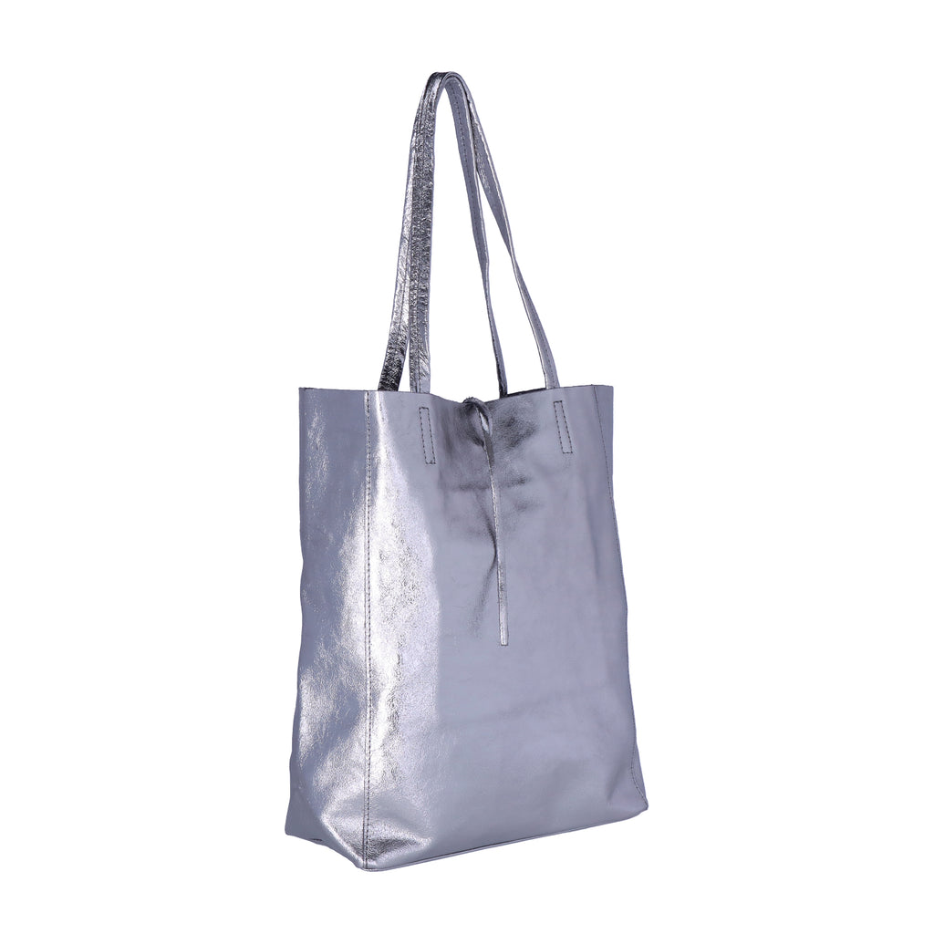 Shopper Leder Metallic