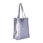 Shopper Leder Metallic