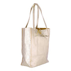 Shopper Leder Metallic