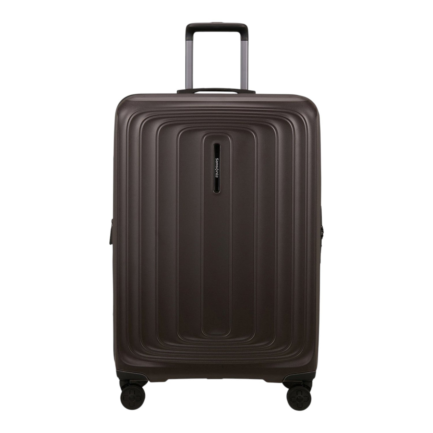 Lieblingstasche 2WANDER Spinner 75/28 expandable brown hard-shell suitcase with four wheels and telescopic handle