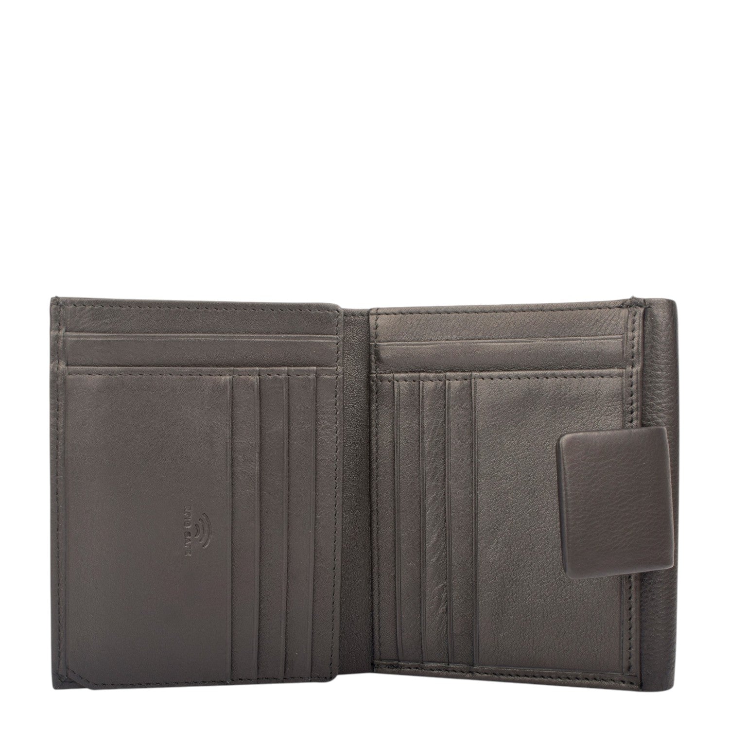 Lieblingstasche Belg Dartrud Purse MH11F, a dark brown leather bifold wallet with multiple card slots and RFID blocking.