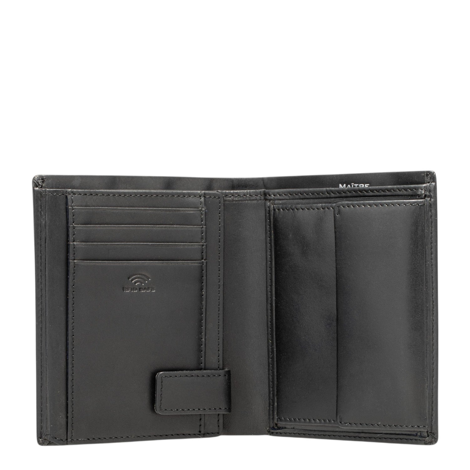 Lieblingstasche Birkheim Friedolf Billfold LV8 black leather wallet with RFID protection and multiple card slots.