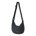 Lieblingstasche black crescent-shaped sling bag with adjustable strap and zipper closure