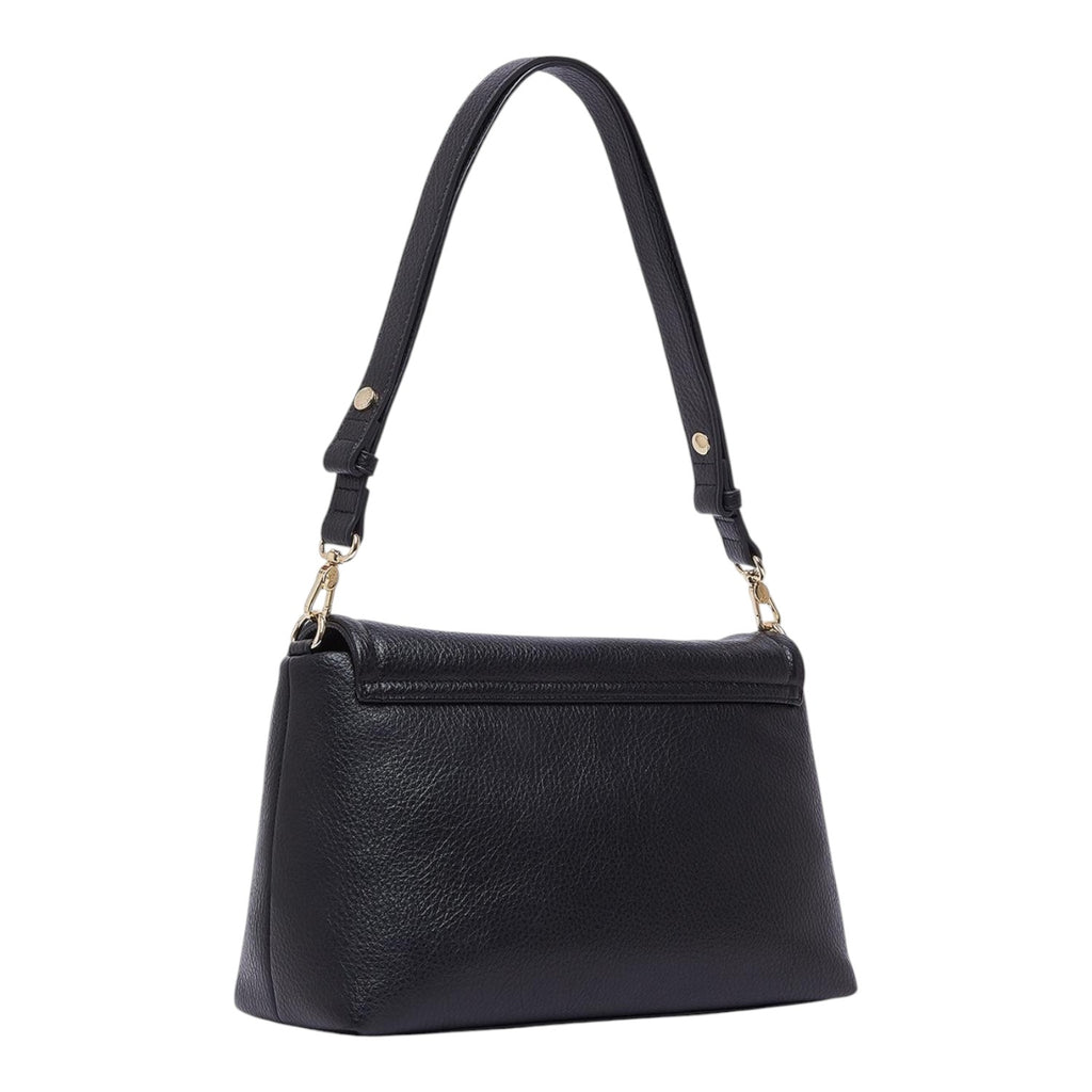 Lieblingstasche Crossbody L bag in black pebbled leather with a gold-tone hardware shoulder strap