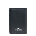 Lieblingstasche black leather RFID card holder with embossed logo