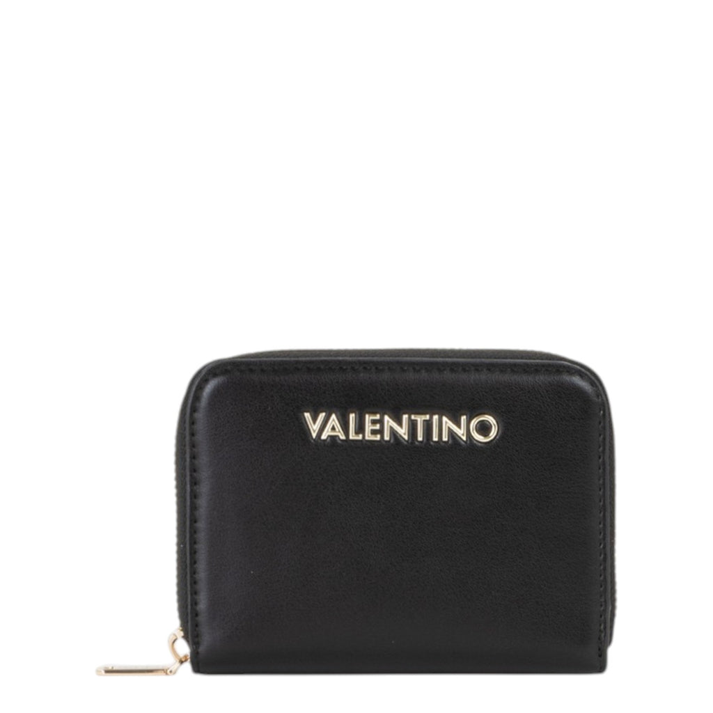 Lieblingstasche black leather zip around wallet with gold logo detail