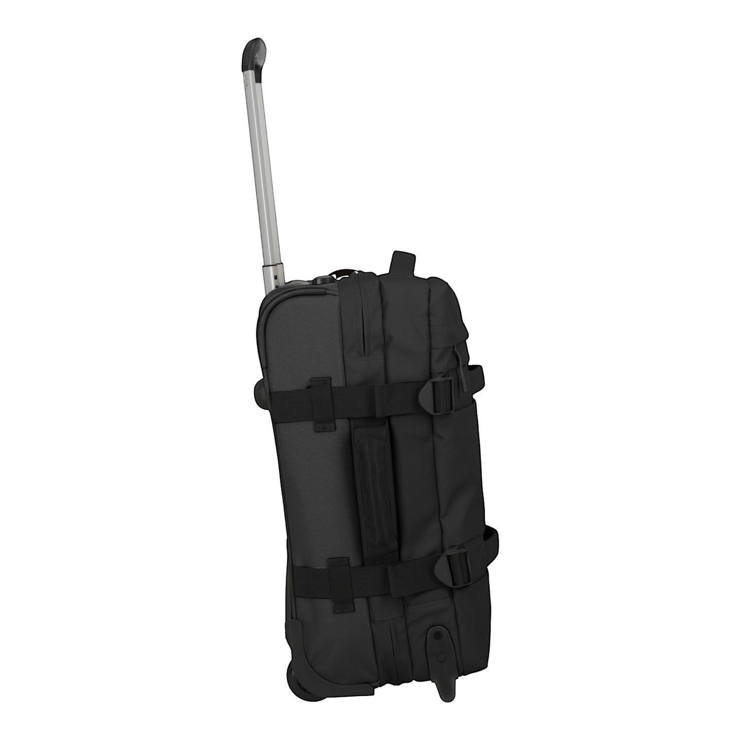 Lieblingstasche BOLONIA S black rolling travel bag with telescopic handle and compression straps.