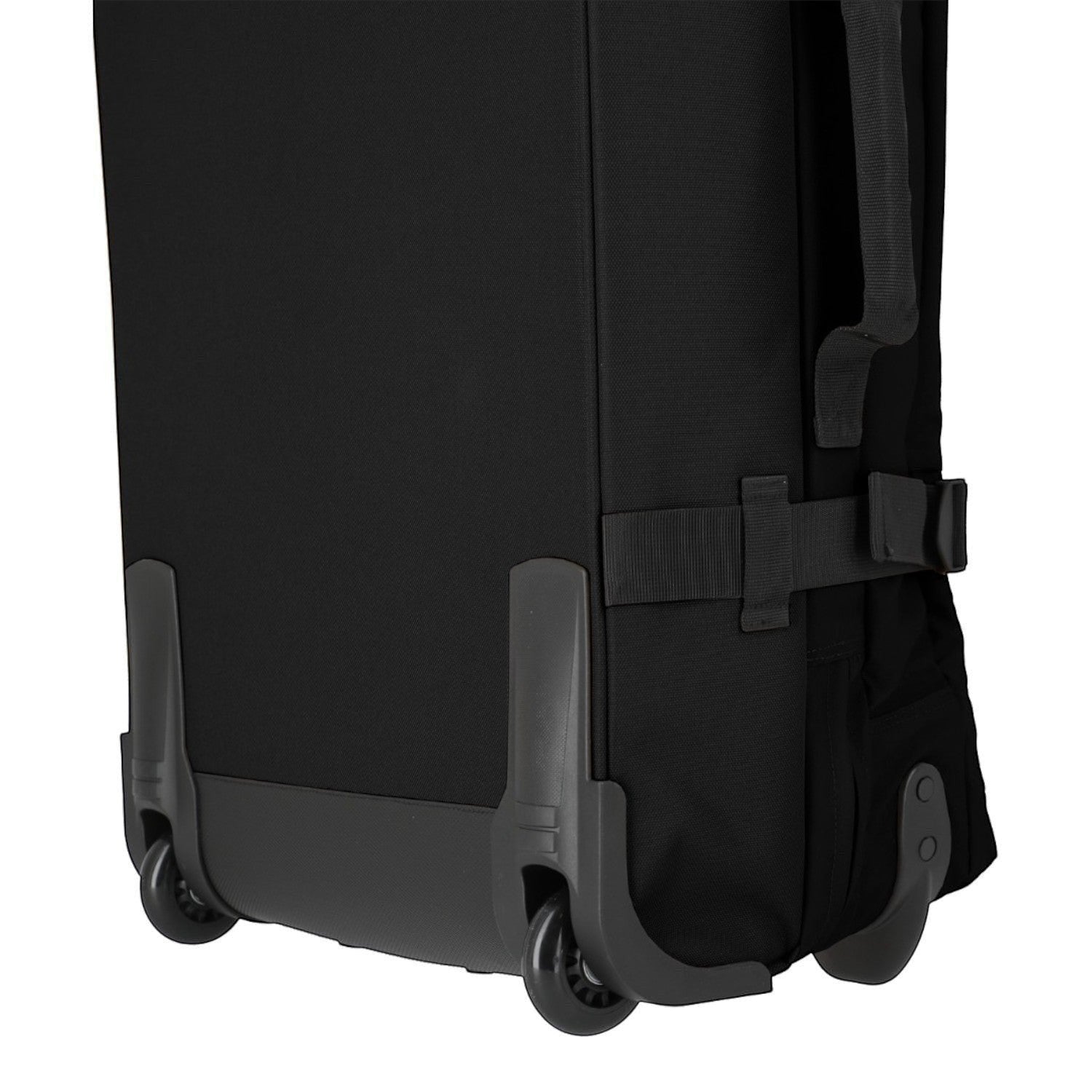 Lieblingstasche BOLONIA black fabric small rolling travel bag with sturdy wheels and straps.