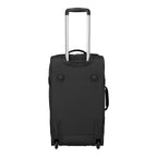 Lieblingstasche BOLONIA M black rolling travel bag with telescopic handle and wheels.