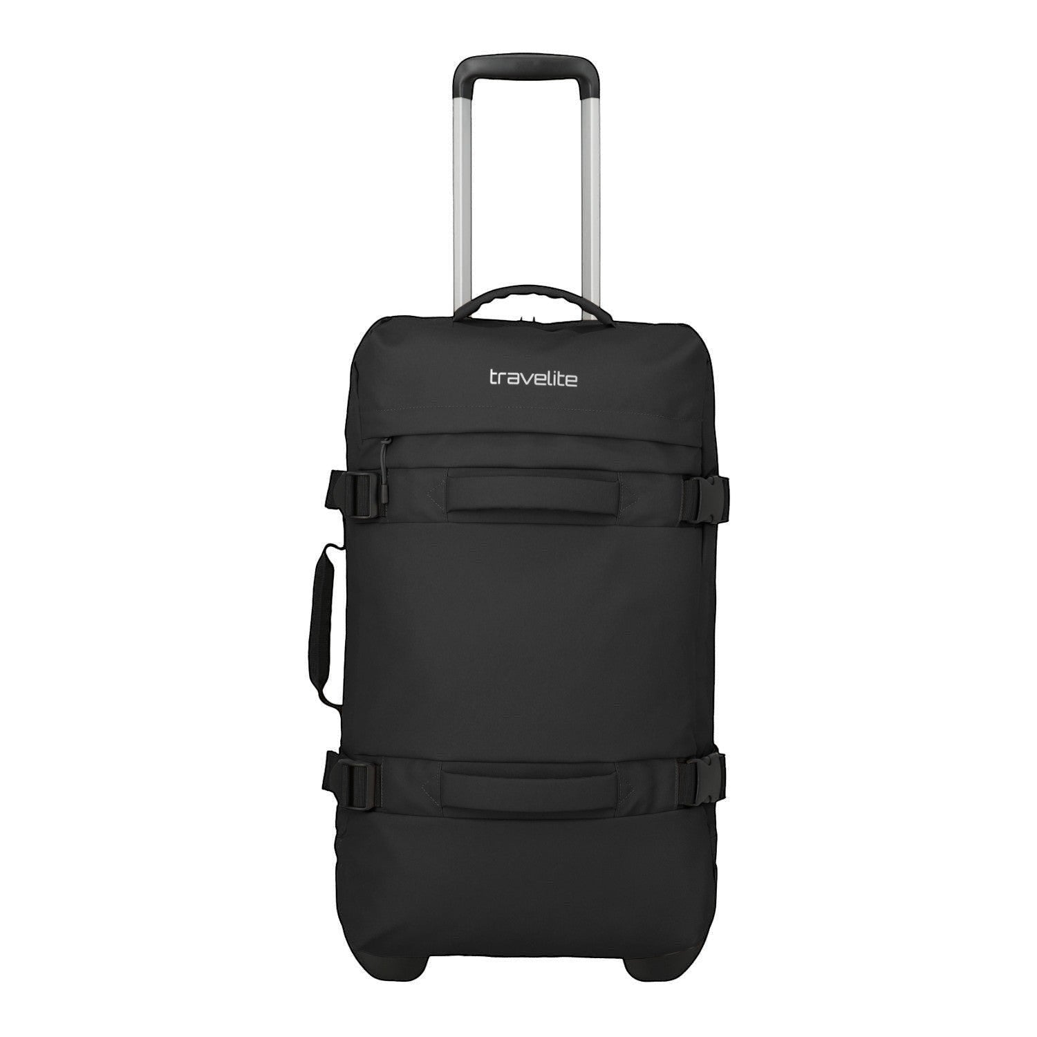 Lieblingstasche BOLONIA M black travel bag with wheels and telescopic handle