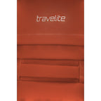 Lieblingstasche BOLONIA L travel bag in burnt orange with padded handle and stitched details.