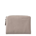 Lieblingstasche Cherry taupe leather coin purse with a zip closure and embossed logo detail