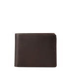 Lieblingstasche Clay dark brown leather bifold wallet with minimalist design