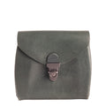 Lieblingstasche Fold Wallet S in dark green leather with a metal clasp closure.