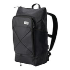 Lieblingstasche Day Pack FLX black backpack with front bungee cord system and roll-top design