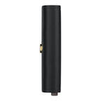 Lieblingstasche Envelope Original black leather wallet side view with gold hardware detail