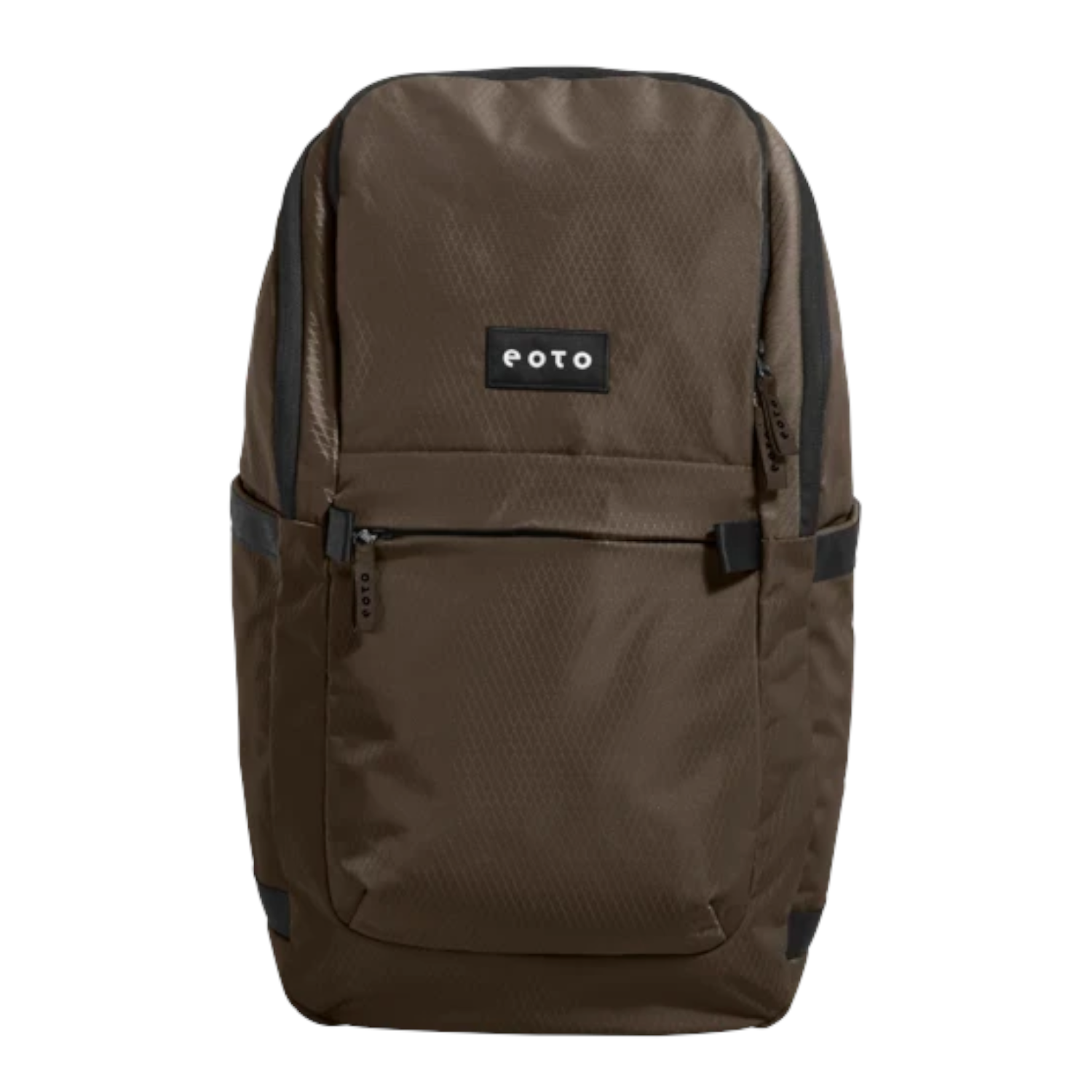 Lieblingstasche eoto Easy27 brown water-repellent recycled daypack with laptop compartment and front pocket