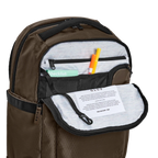 Lieblingstasche eoto Midi20 brown city backpack with open front organizer compartment and internal mesh pockets