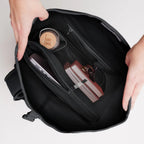 Lieblingstasche GOT BAG Rolltop 2.0 backpack interior view showing laptop sleeve, water bottle, and organized pockets