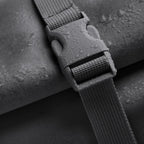 Lieblingstasche GOT BAG Rolltop Lite 2.0 backpack featuring a durable, water-resistant grey fabric with buckle detail.