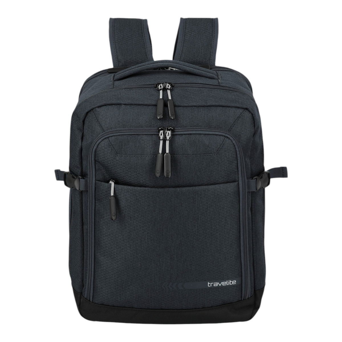 Lieblingstasche Kick Off Cabin Rucksack in dark grey with multiple zippered compartments and adjustable side straps.