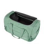Lieblingstasche Kick Off Reisetasche M in sage green, a durable travel duffel bag with an open main compartment.