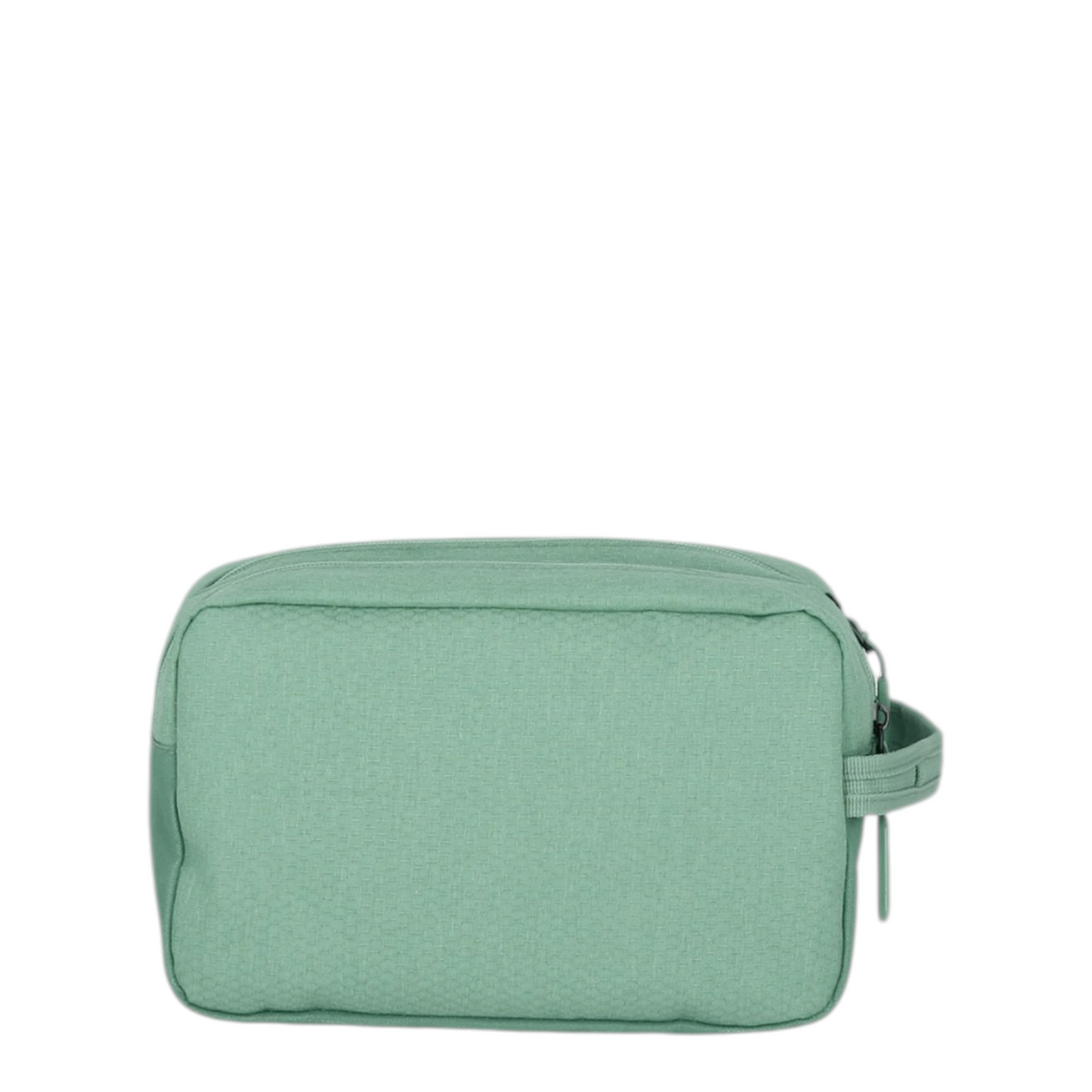 Lieblingstasche Kick Off sage green toiletry bag with a side handle and zipper closure