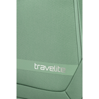 Lieblingstasche Kick Off medium expandable trolley suitcase in sage green with a textured honeycomb pattern