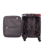 Lieblingstasche Lightstyler cabin spinner suitcase with open interior featuring dark lining and packing straps