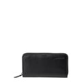 Lieblingstasche Maple black leather zip-around wallet with embossed logo detail