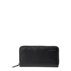 Lieblingstasche Maple black leather zip-around wallet with embossed logo detail