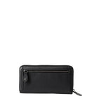 Lieblingstasche Maple black leather wallet with a secure zip-around closure and an exterior zippered pocket.