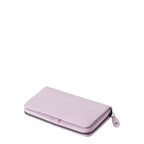 Lieblingstasche Maple lavender leather zip-around wallet with a sleek minimalist design