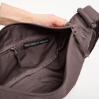 Lieblingstasche Moon Bag Small in taupe with interior zipper pocket and From Trash to Treasure label