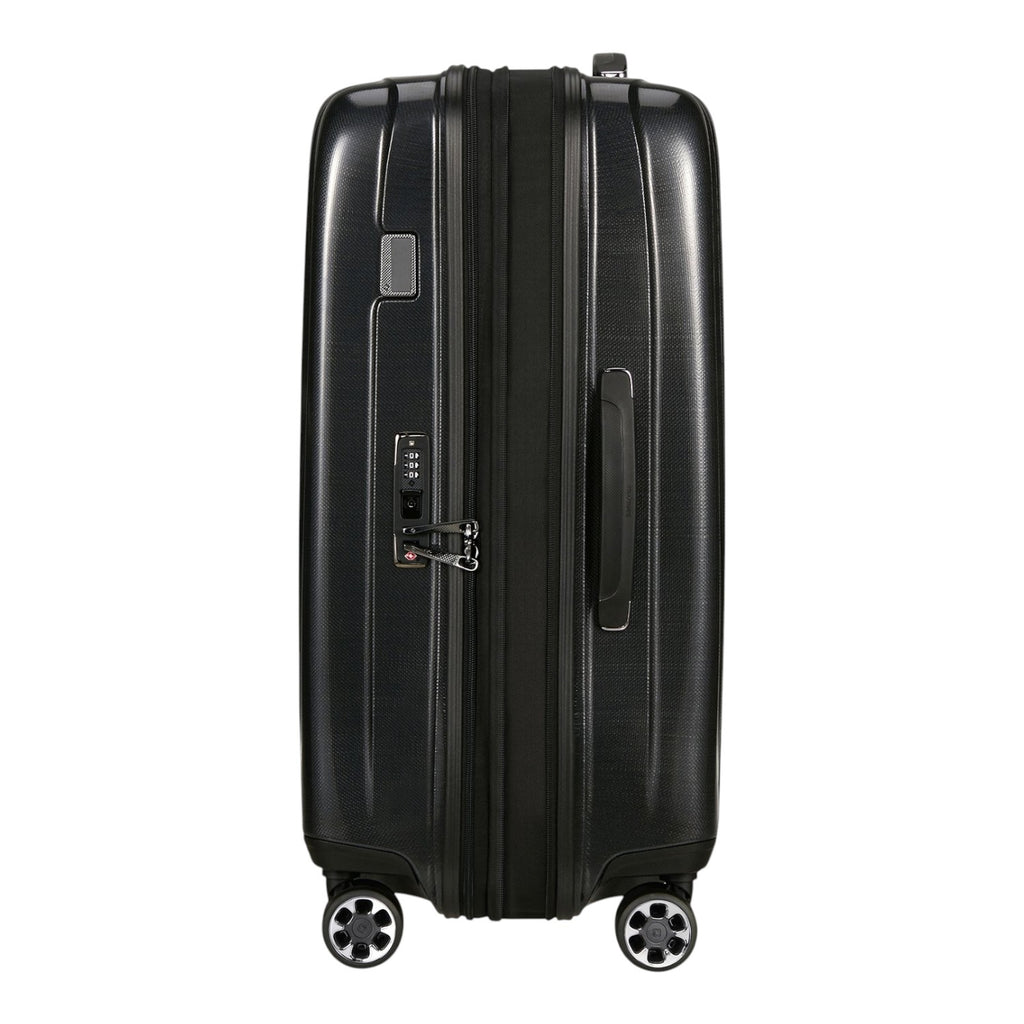 Lieblingstasche NEXIS Spinner 70/26 Exp black hardside suitcase with TSA lock and expandable design
