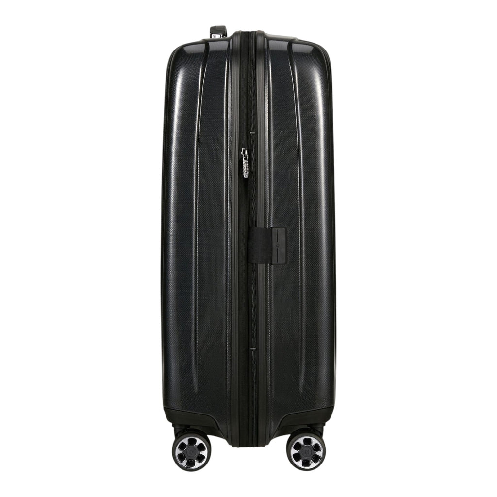 Lieblingstasche NEXIS Spinner 70/26 Exp black hardshell suitcase with four spinner wheels and expandable design