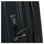 Lieblingstasche NEXIS Spinner 76/28 Exp black suitcase featuring a secure TSA combination lock and zipper detail