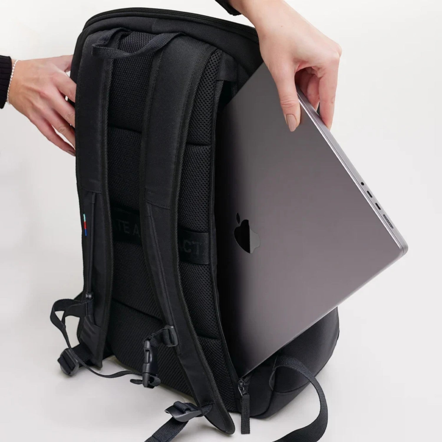 Lieblingstasche Pro Pack black laptop backpack with external access 15-inch laptop compartment and ergonomic straps