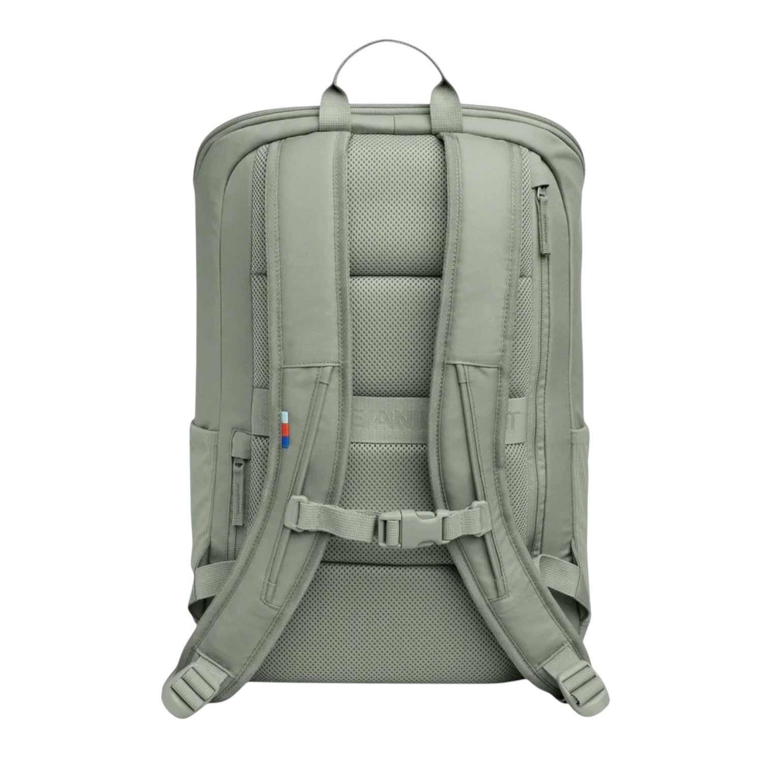 Lieblingstasche Pro Pack sage green laptop backpack with ergonomic straps, mesh back panel, and chest buckle