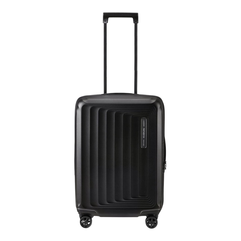 Lieblingstasche Samsonite Nuon Spinner 55/20 black hardshell carry-on suitcase with TSA lock and 4 wheels