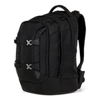 Lieblingstasche satch PACK school backpack in black with adjustable straps, side compression buckles, and ergonomic design