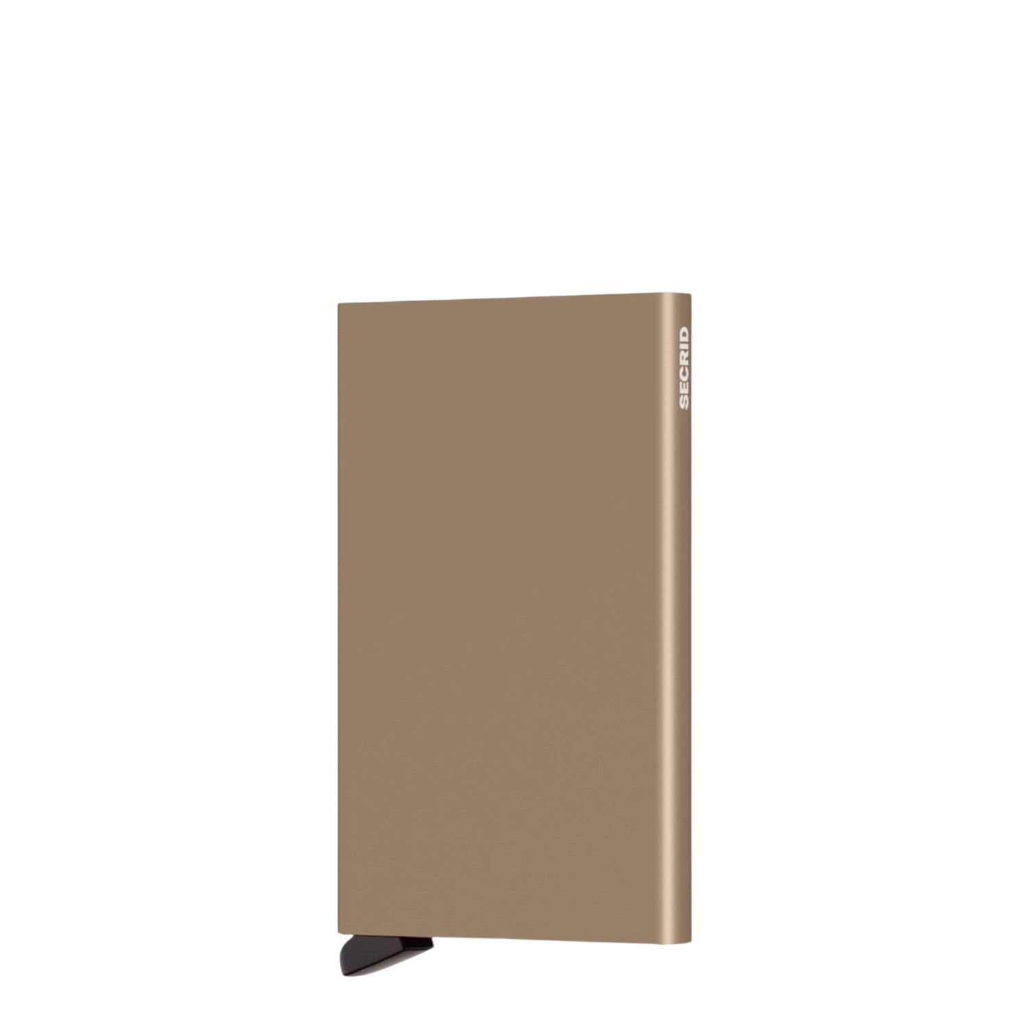 Lieblingstasche Secrid Cardprotector in metallic bronze, a slim aluminium RFID-blocking wallet for secure card storage.