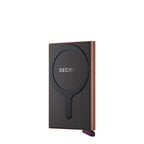 Lieblingstasche Secrid Cardprotector for MagSafe in metallic bronze with black magnetic attachment and RFID protection