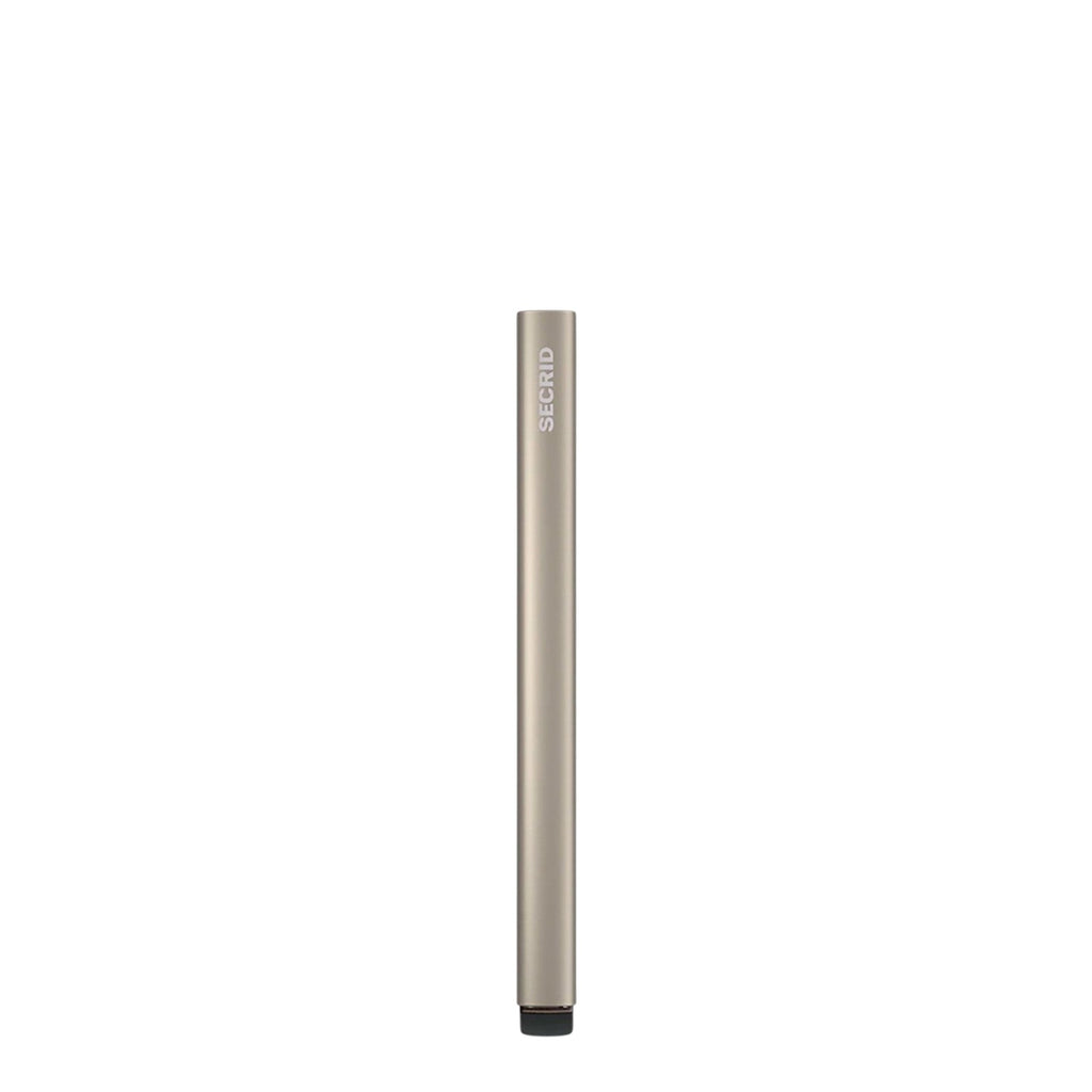 Lieblingstasche Secrid Cardprotector in metallic beige, a slim aluminium RFID-blocking card holder case.